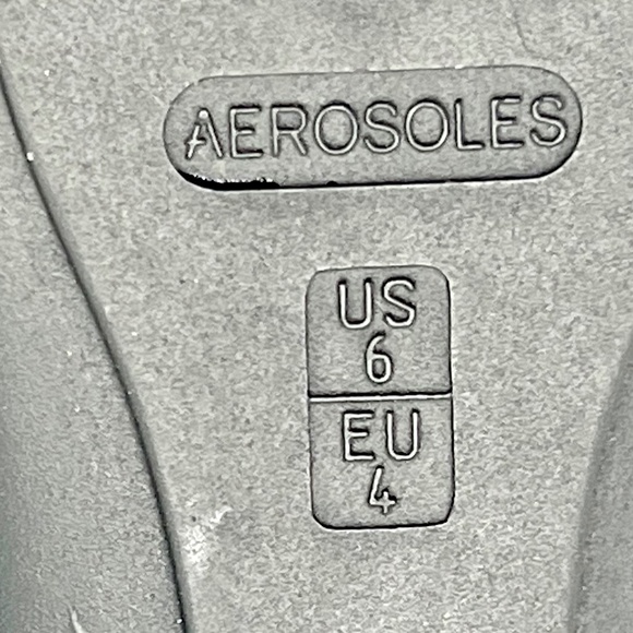 Aerosoles women's High Bet black Leather Slip On Flats size 6/EU 4 - Picture 13 of 13